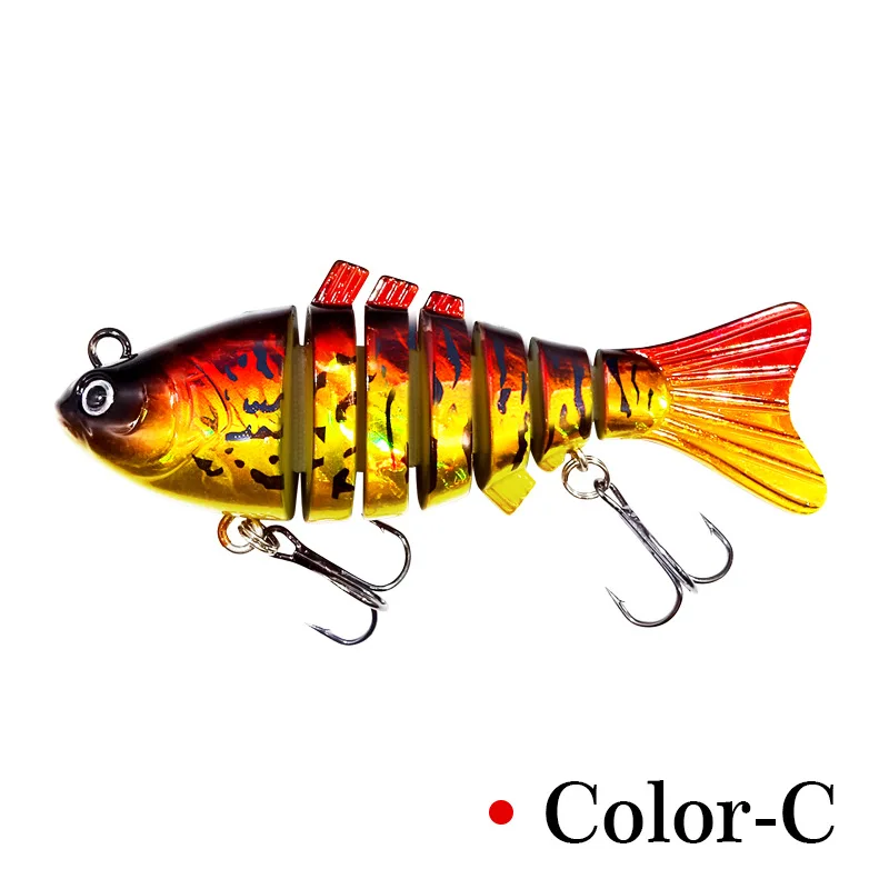 

10cm 15.5g Multi-section fishing Lure Artificial Hard Bait Multi Jointed Swimbait Crankbait Lifelike Fishing Lure Tackle