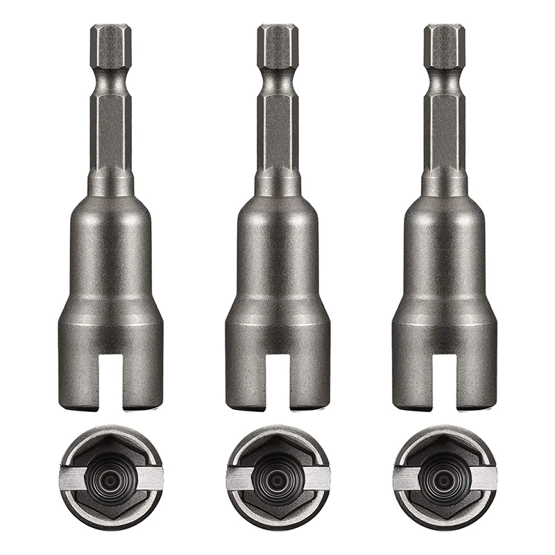 

1pc Slot Wing Nuts Drill Bit Socket Wrenches Tools Part 1/4 Inch Hex Shank Steel Drills Bits for Panel Nuts Screws Eye Hook Bolt