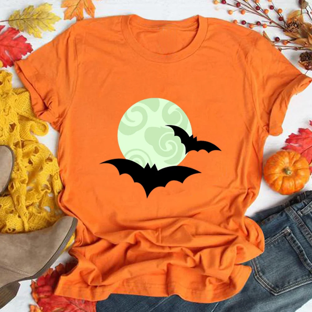 

Halloween Tshirt Aesthetic Graphic Tees Funny Halloween Shirt Gothic Clothes Women Plus Size