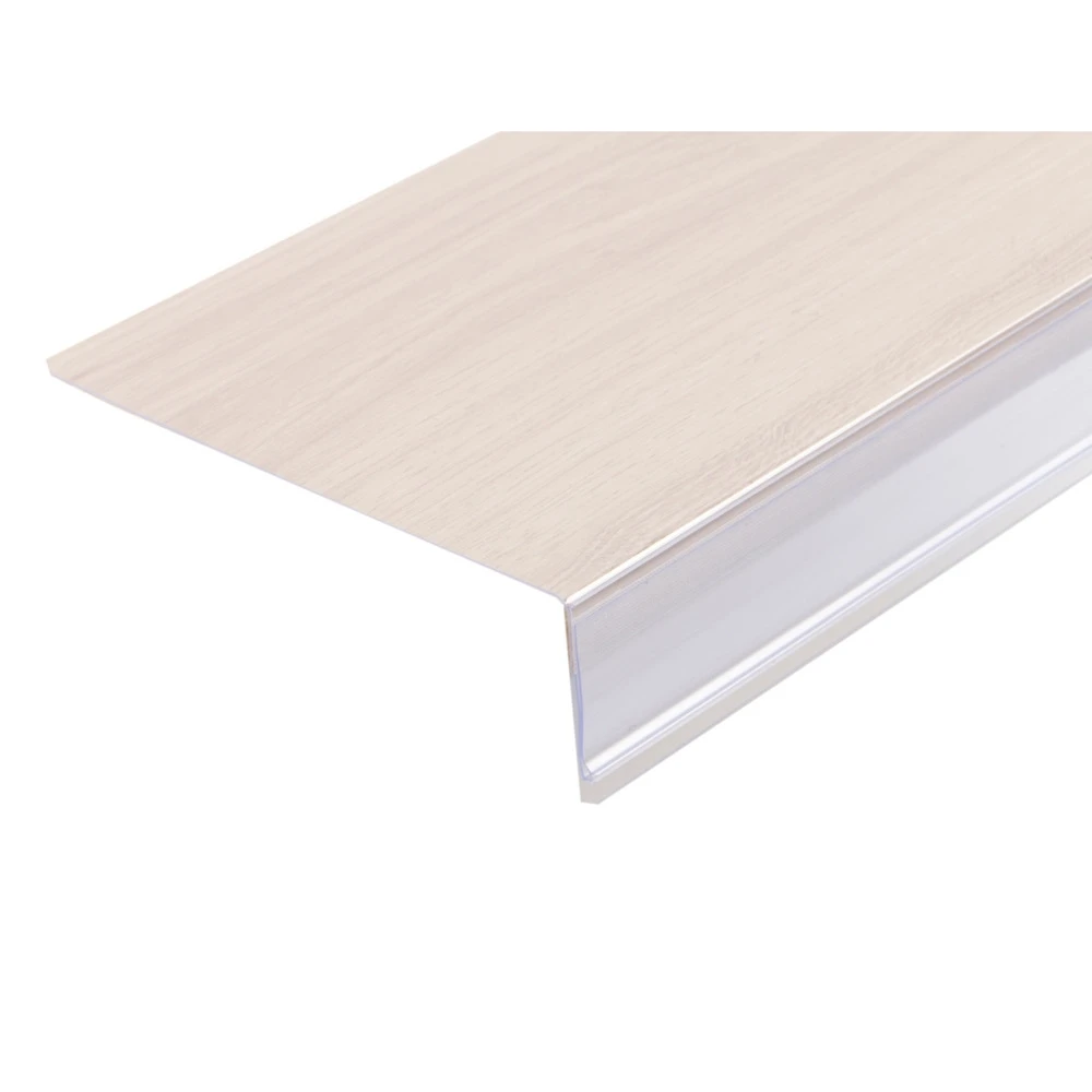 Moveable Pvc Glass Supermarket Warehouse Shelf Labels Frame Label Display Price Tag Holder Strip for Scanner Shelves Holders |