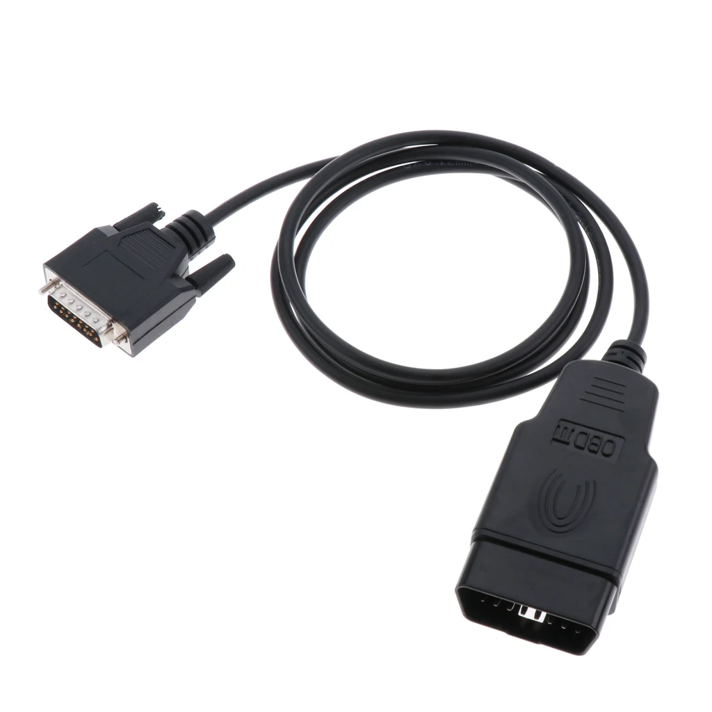

Автомобильный диагностический адаптер DB15 15-16 Pin OBD II, кабель-конвертер