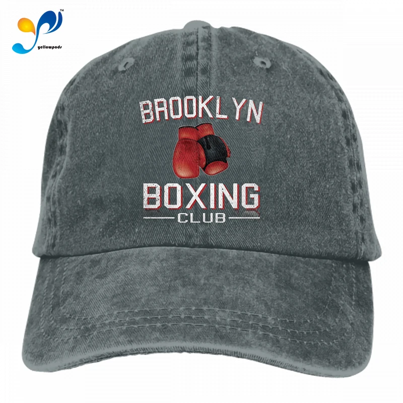 

Brooklyn Boxing Club 2 Unisex Cotton Hat Adjustable Baseball Cap Denim Dad Hat Fashion Hip Hop Hat