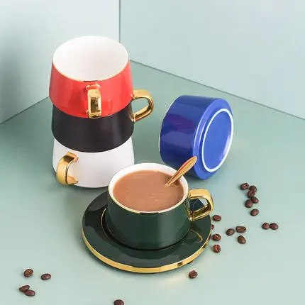 Роскошный кофейный набор Керамические домашние европейские маленькие