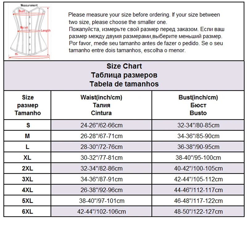 

Miss Moly Gothic Underbust Sexy Corset and Waist Cincher Bustiers Top Workout Body Shaper Belt Plus Size Lingerie Corselet S-6XL