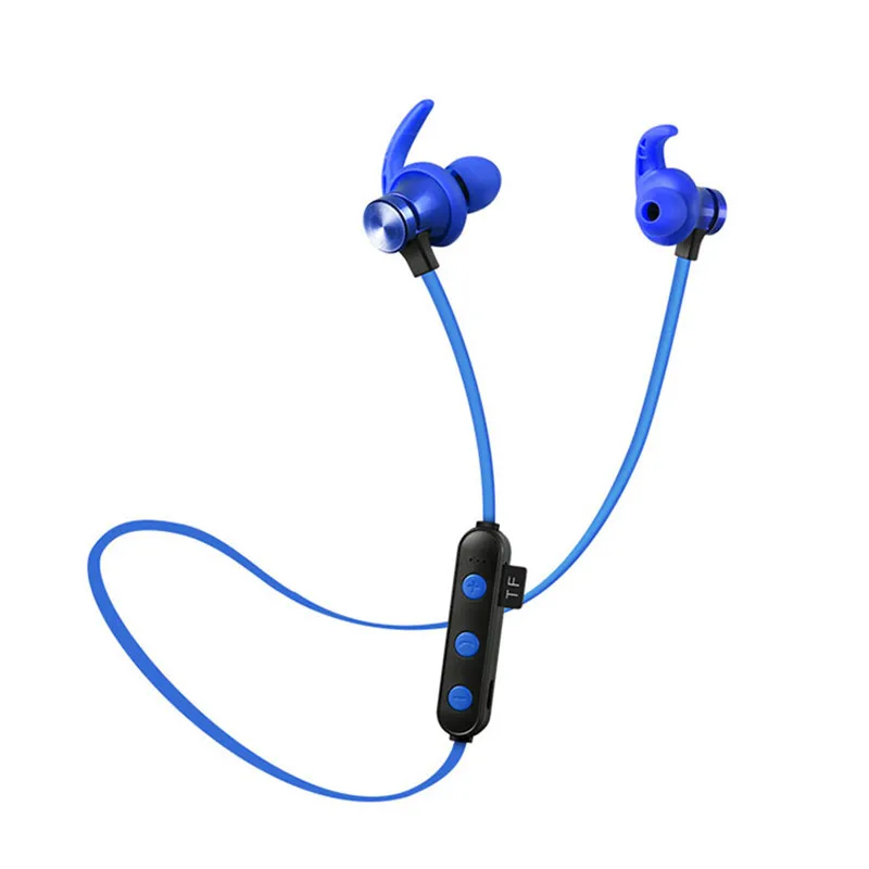 Беспроводные наушники XT22 Bluetooth с магнитной поддержкой TF SD карты стерео бас