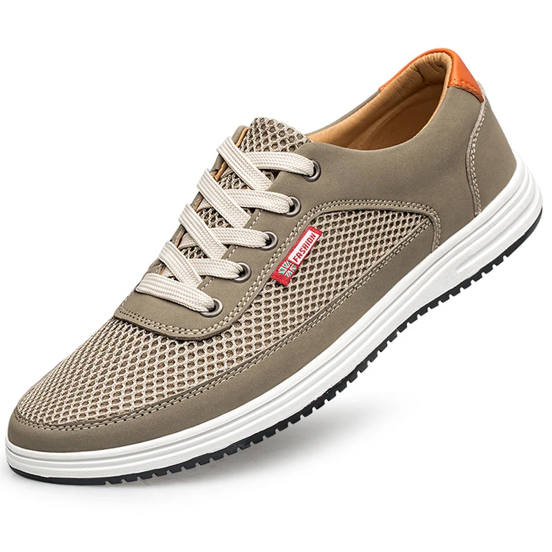 Мужские деловые кроссовки из микрофибры темно-синие повседневные классические