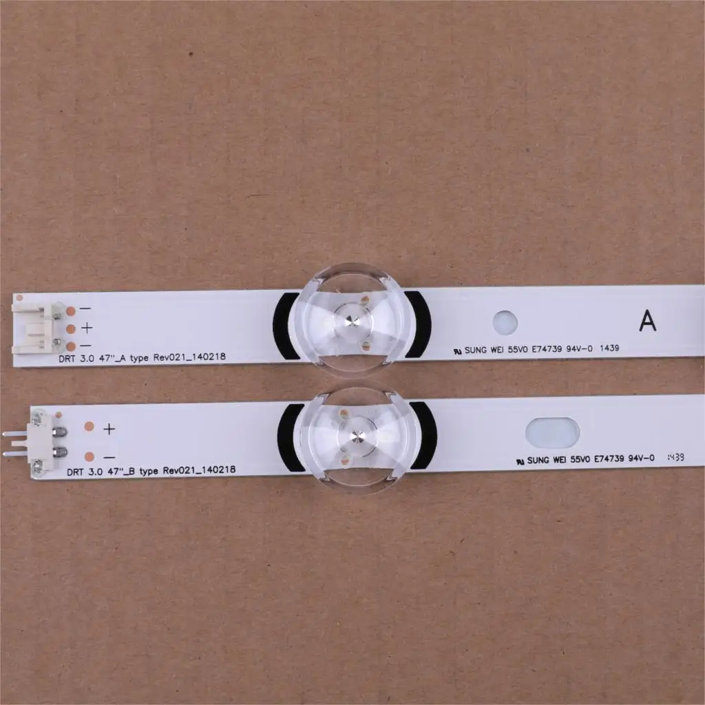 9 светодиодов 98 см для светодиодной подсветки LG 47-дюймовый телевизор innotek DRT 3 0 47