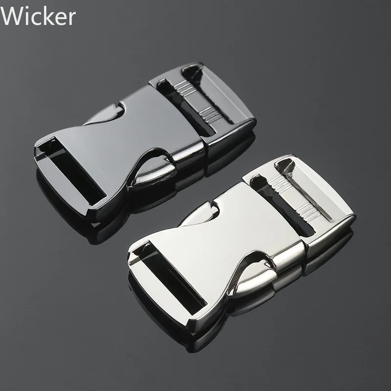 Прямоугольная металлическая боковая пряжка 25 мм для наружного кемпинга одежды