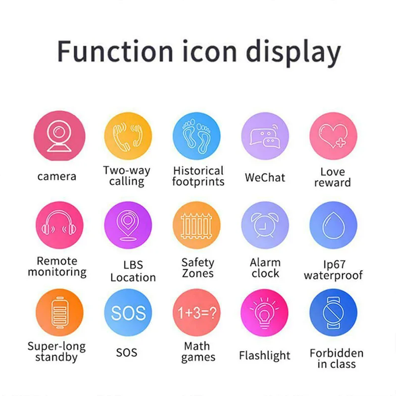 Детские Смарт часы Q13 сенсорный экран защита от потери SOS 2G SIM карта функция