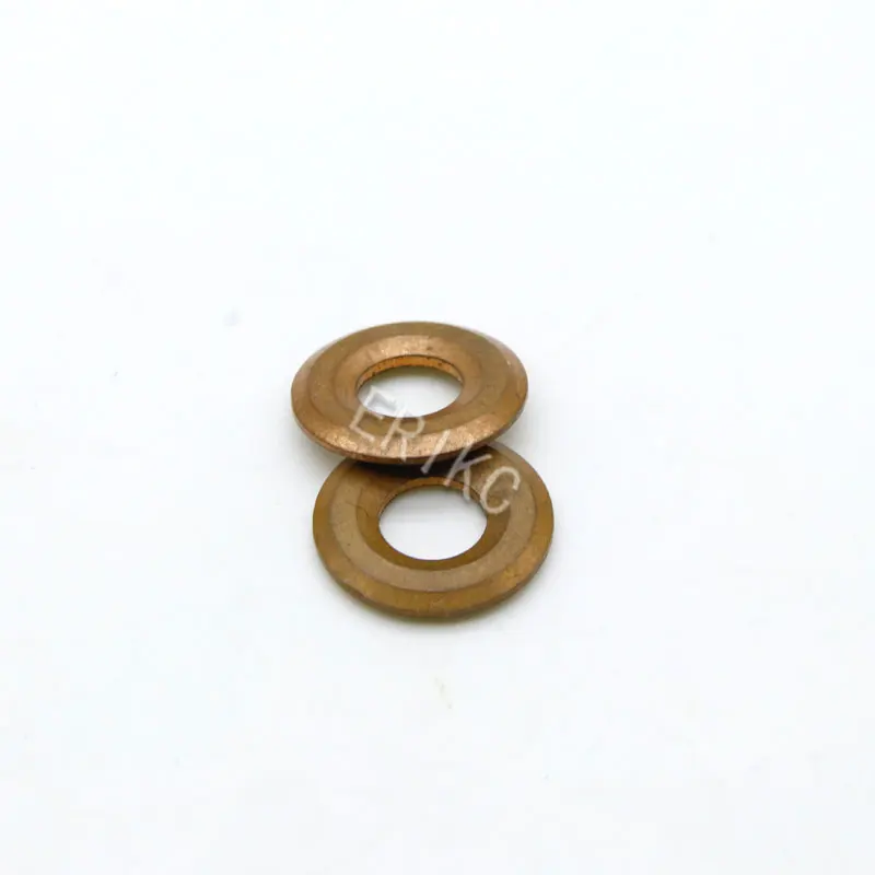 

ERIKC Nozzle Adjusting Washers E1022016 Diesel Injector Copper Washer E1022016(7.1mm*15mm) 5 Pieces/ bag for DENSO Injector