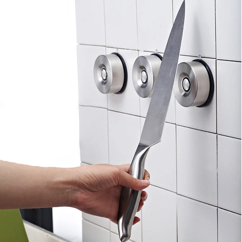 Магнитный Держатель ножей из нержавеющей стали настенный держатель для полка
