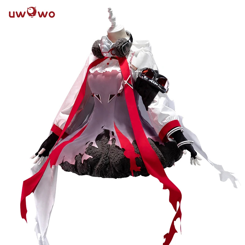 Flash Sale Arknights Eyjafjalla Cosplay Costumes Little Sheep Dress Costume Women Lovely Halloween Party H |