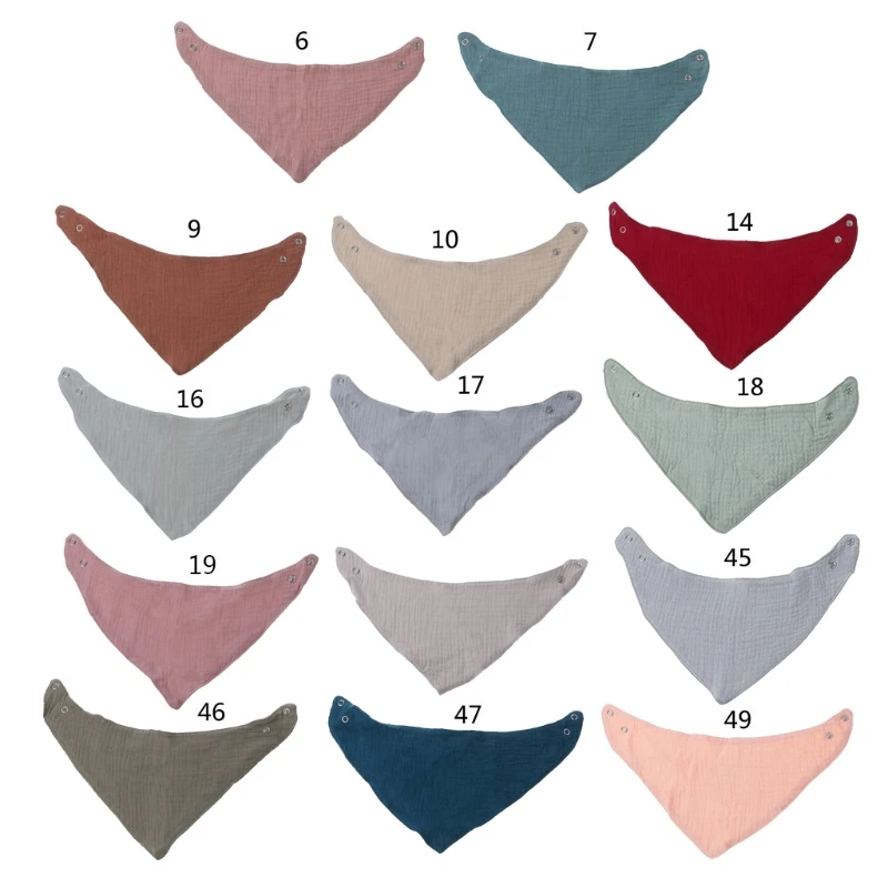

Sioyd Baby Bib Toddler Saliva Towel Cotton Infant Burp Cloths Feeding Burp Cloth Scarf