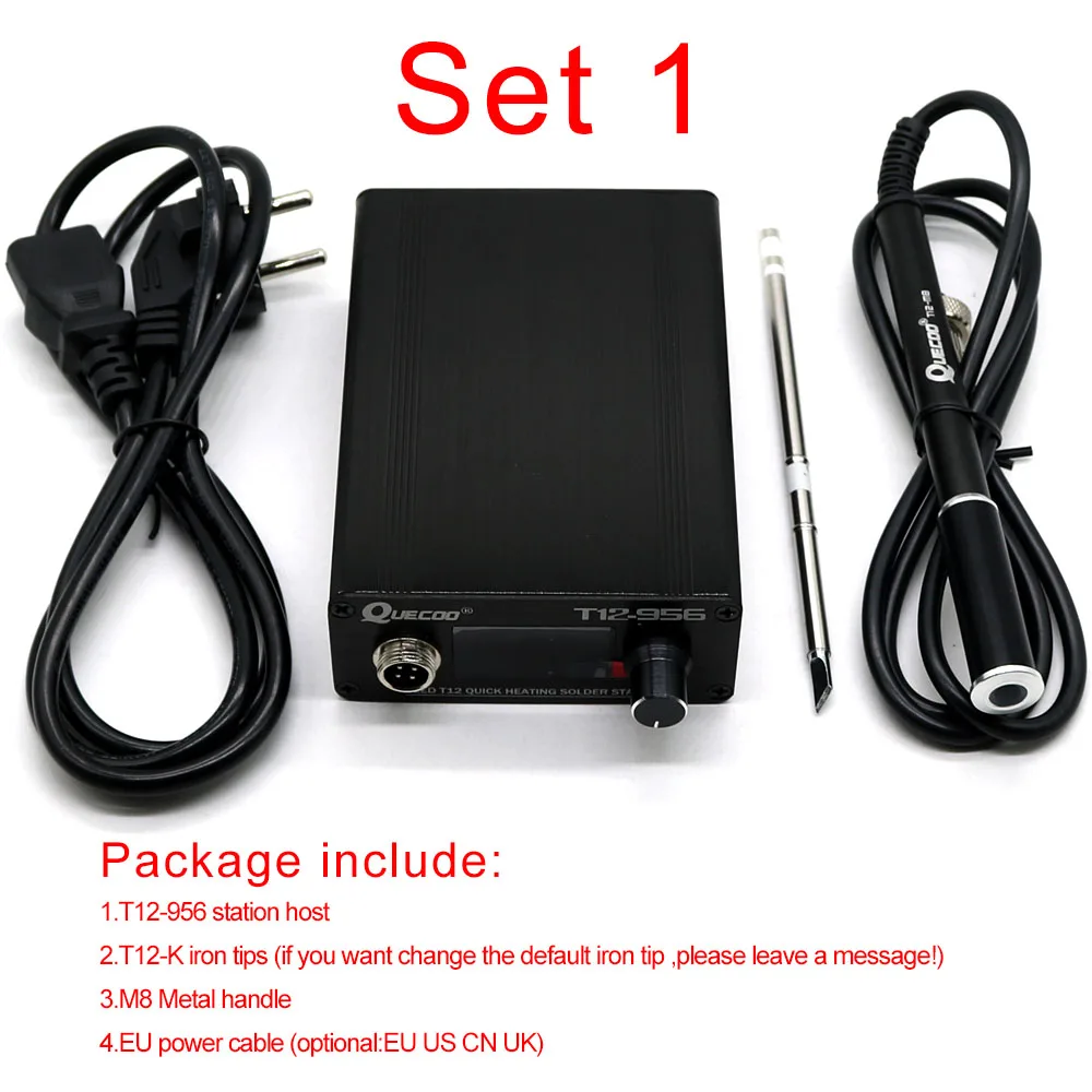 

CN T12-956 Stazione di Saldatura Digitale Saldatura Elettronica di ferro OLED da 1.3 pollici con