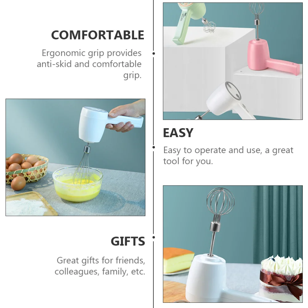 

Electric Handheld Frother Blender USB Charger Bubble Maker Whisk Mixer