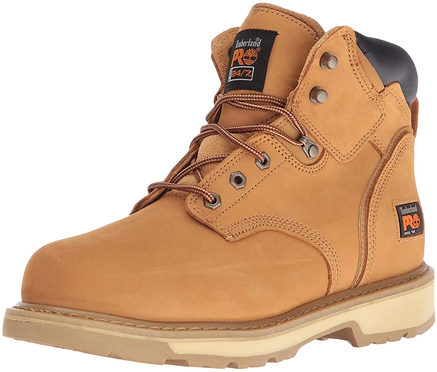 

Мужские ботинки Timberland PRO Pitboss 6 дюймов со стальным носком, пшеница, 9 D-средний