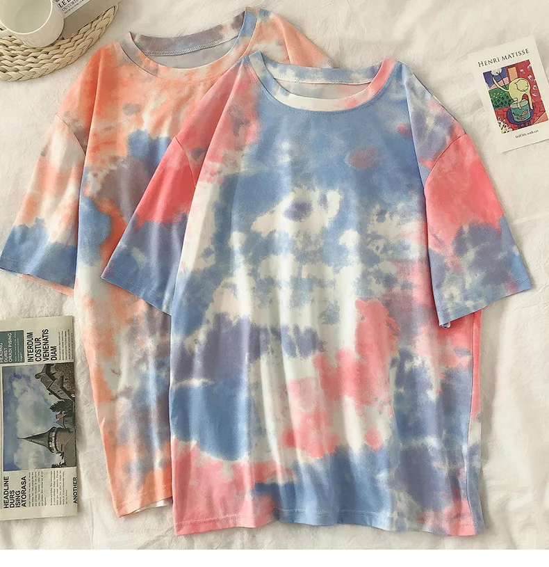 Свободная футболка с принтом в стиле Харадзюку для девочек 12 лет буквами и