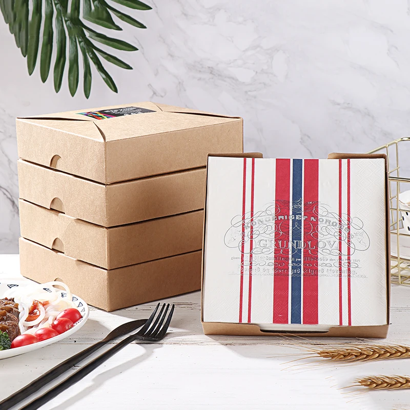 Пособия по немецкому языку Дизайн 50 шт в штучной упаковке Цвет тканевая салфетка