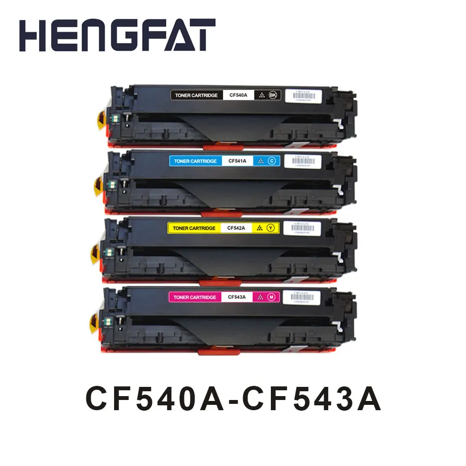 Бесплатная доставка CF540A CF543A 203A тонер картридж для HP Color Laserjet M254dw M254nw M281FDN M281FD