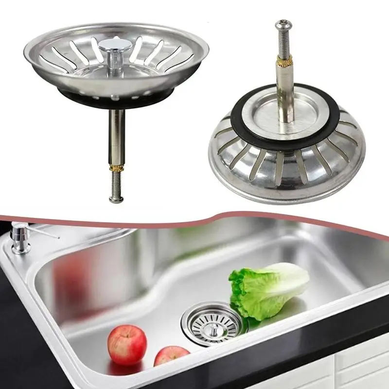 

Universal Basket Filter For Offset Sink / Steel Kitchen Kitchen Separating Bathroom Strainer Drains Garbage Teapot O3R6