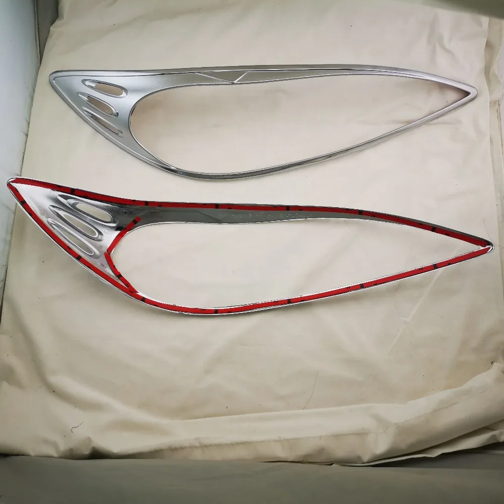 2 шт. ABS Хромированная Автомобильная крышка фары для Toyota VX30 CAMRY 2002-2006 декоративная передняя фара для вашего автомобиля