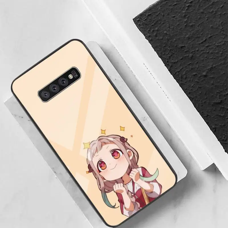 

Toilet Bound Hanako Kun Phone Case For Galaxy Tempered Glass Cases Apply To S10 S9 S8 S7 S6edge Plus TPU Cover