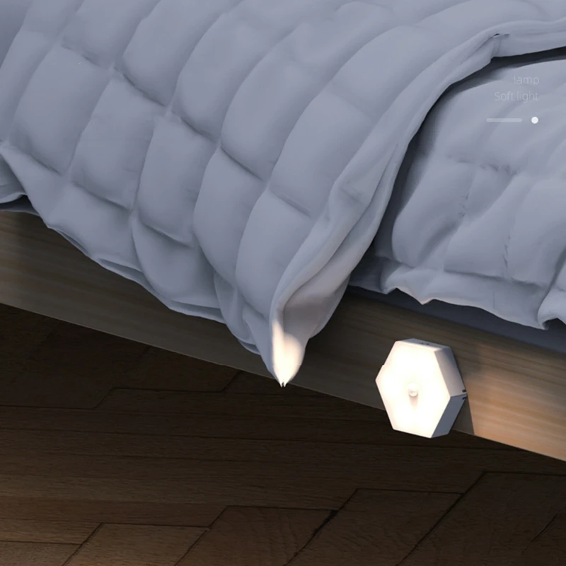 

Smart LED Night Light PIR Motion Sensor Bedside Lamp for Bedroom Hallway Pathway Toilet Decoration