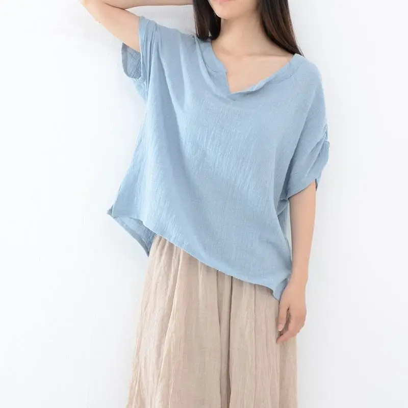 

2020 Summer blue Fashion T Shirt Women Woman Tshirt