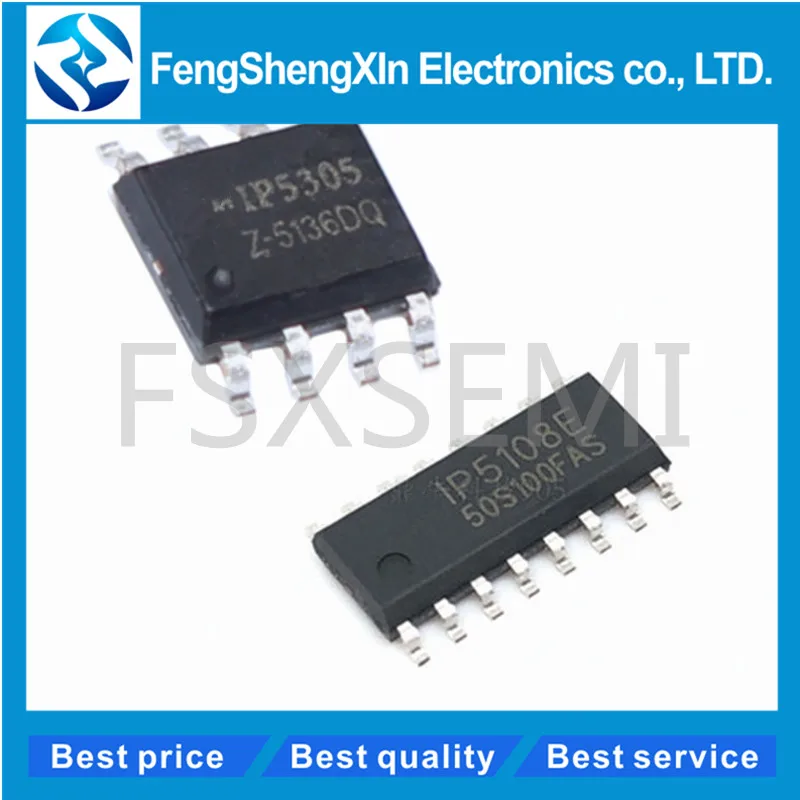 5 шт./лот 100% Новый оригинальный IP5108 E IP9315 IP5109 IP5206 IP5209 IP5219 IP5303 IP5305 IP5306 IP5318 IP5318AQ