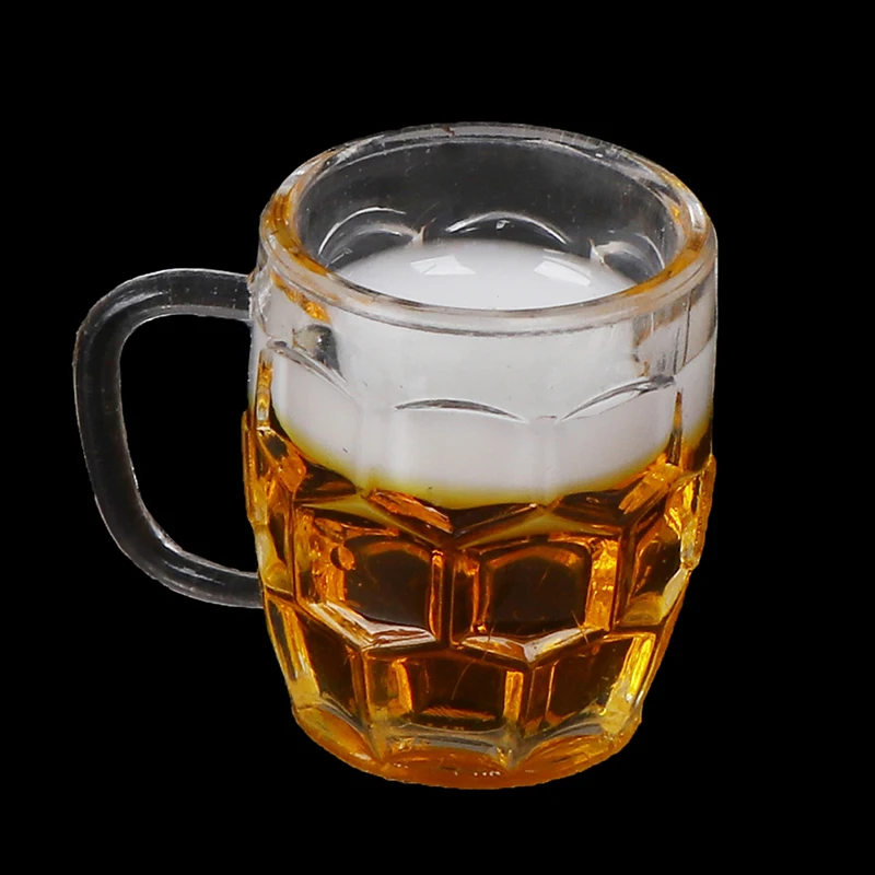 

1pc Cute Toy For Dollhouse 1/12 Miniature Scene Model Scale Accessories Mini Beer Cup Mug Kid