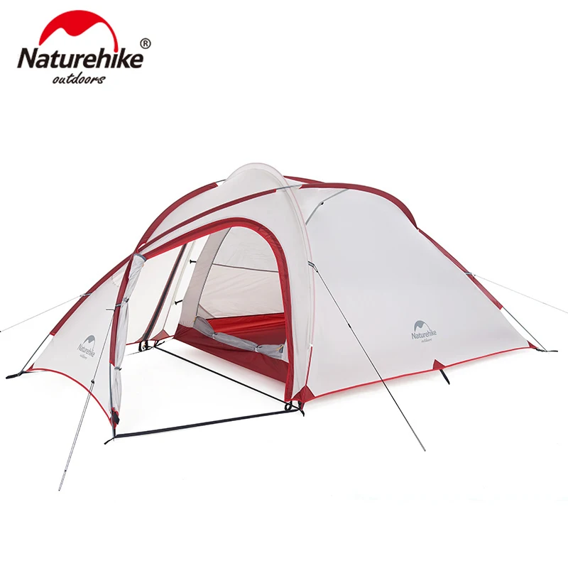 Naturehike серии Hiby Family Tent 20D/210T сверхлегкая ткань для 3 человек с ковриком детей от до 10