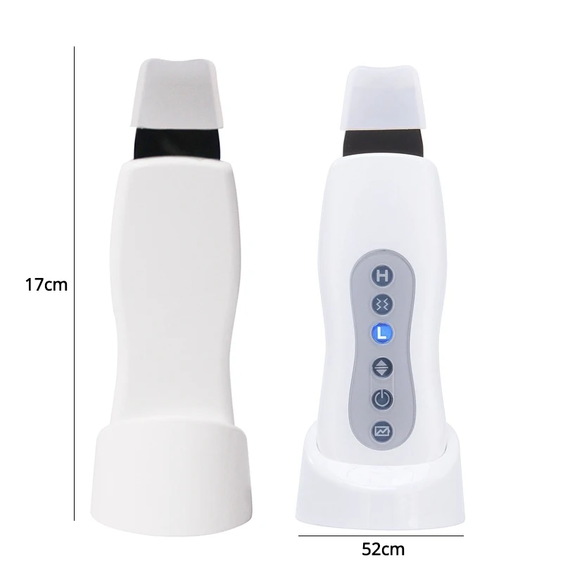 Ультразвуковой скруббер для лица глубокой очистки кожи удаляет грязь и угри