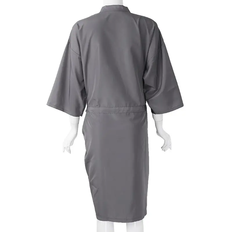

Salon Client Gown Lightweight Quick-dry Kimono Style Hair Gown for Clients