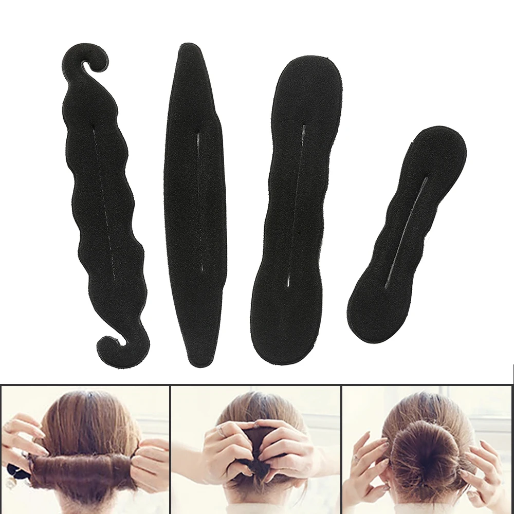 4 шт./компл. Инструменты для укладки волос губчатый валик инструмент щипцы