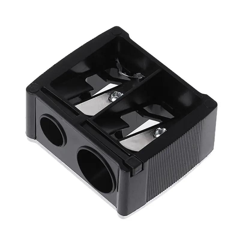 Два отверстия точилка для Косметическая подводка глаз карандаш + косметических