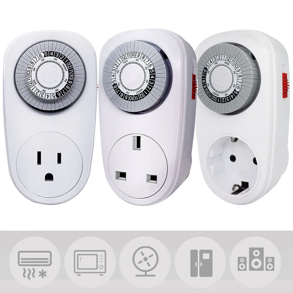 3680W Smart Countdown Switch Socket Plug Automatic Power Off Energy Saver Tool | Обустройство дома