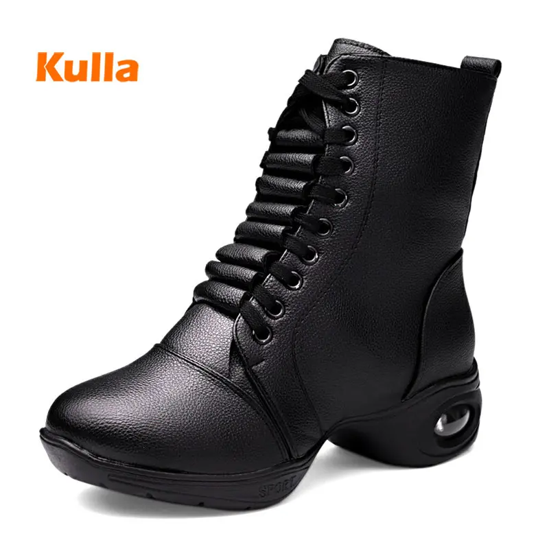 

Winter Boots Women Jazz Modern Dancing Shoes Soft Rubber Sole Warm Ladies Ballroom Boot Outdoor Square Dance Sneakers Female