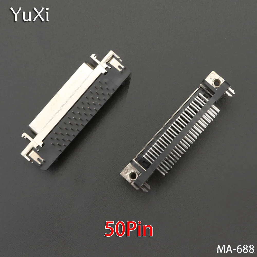 YuXi 2 шт./лот CN14P CN20P CN26P CN50P гнездовой разъем SCSI изогнутые ножки 14 контактный 20Pin 26Pin
