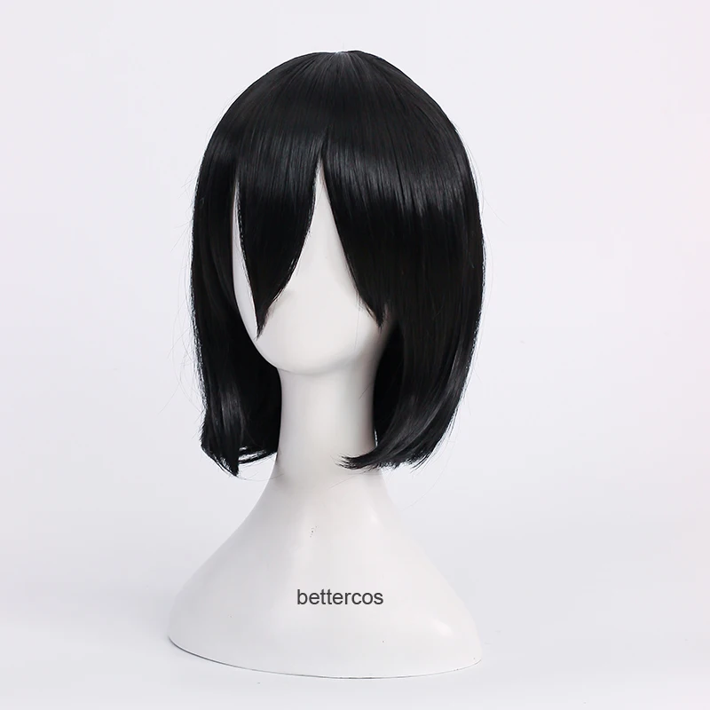 Парик для косплея из атаки на Титанов термостойкий синтетический с короткими