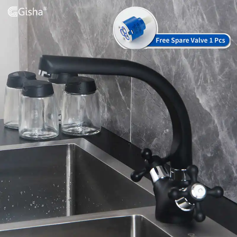 Кран для кухонной мойки Gisha G2005 кран холодной и горячей воды с распылителем