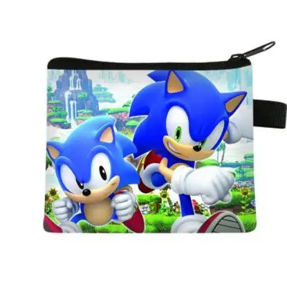 Экшн-фигурки в стиле Sonic оригинальные зеркальные Карманные женские кошельки на