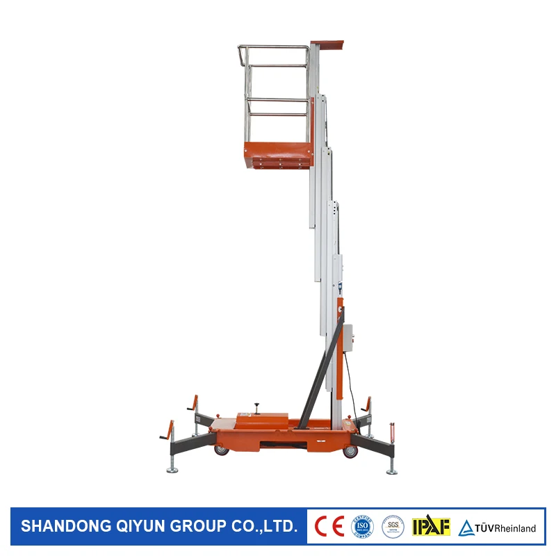 Kinglift 6 м 8 10m воздушная Рабочая подъемная платформа для технического обслуживания