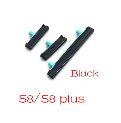 S8 plus Black Новая Боковая кнопка громкости+ кнопка включения/выключения питания для samsung Galaxy Note 8 S8 S9 S10 Plus запасные части - Цвет: S8 plus Black