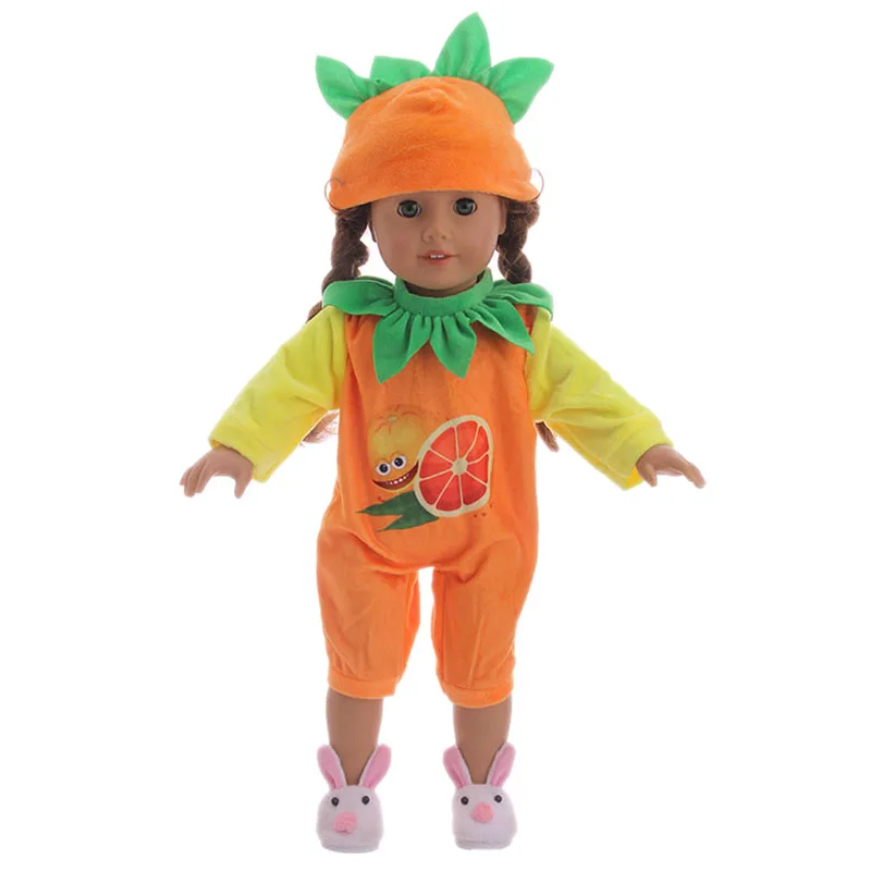 Кукольная одежда 15 стилей на выбор 1 = Рождественский подарок кукольная одежда милые пижамы одежда подходит 18 дюймов американская кукла и 43 см кукла для новорожденных