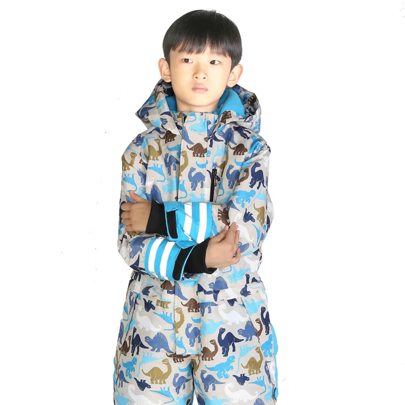 Waterproof Cold Warm Childrens One-piece Ski Suit Thick Waist Removable Shoulder Agent | Спорт и развлечения