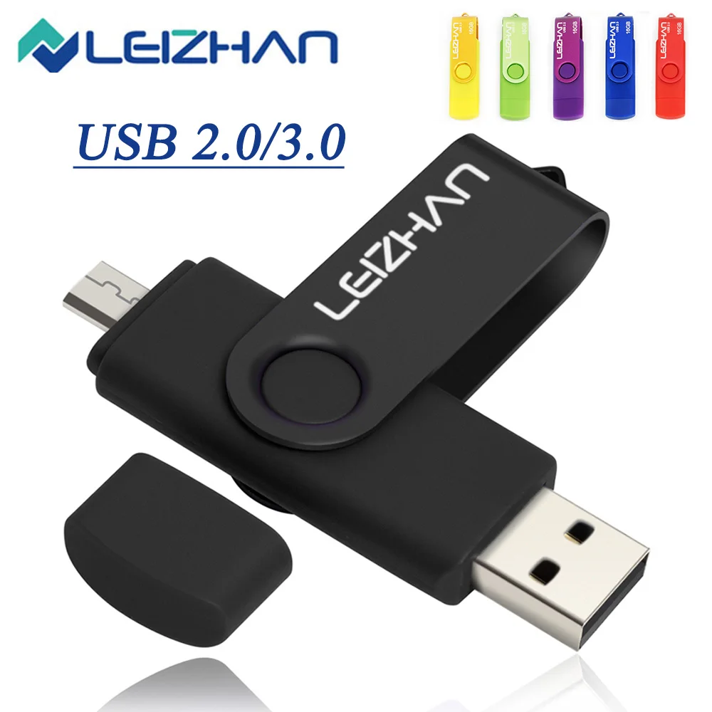 USB 2 0/3 0 флэш накопитель 128 Гб 64 ГБ 32 16 8 4 OTG Micro Memory Stick высокоскоростной Pen Drive для