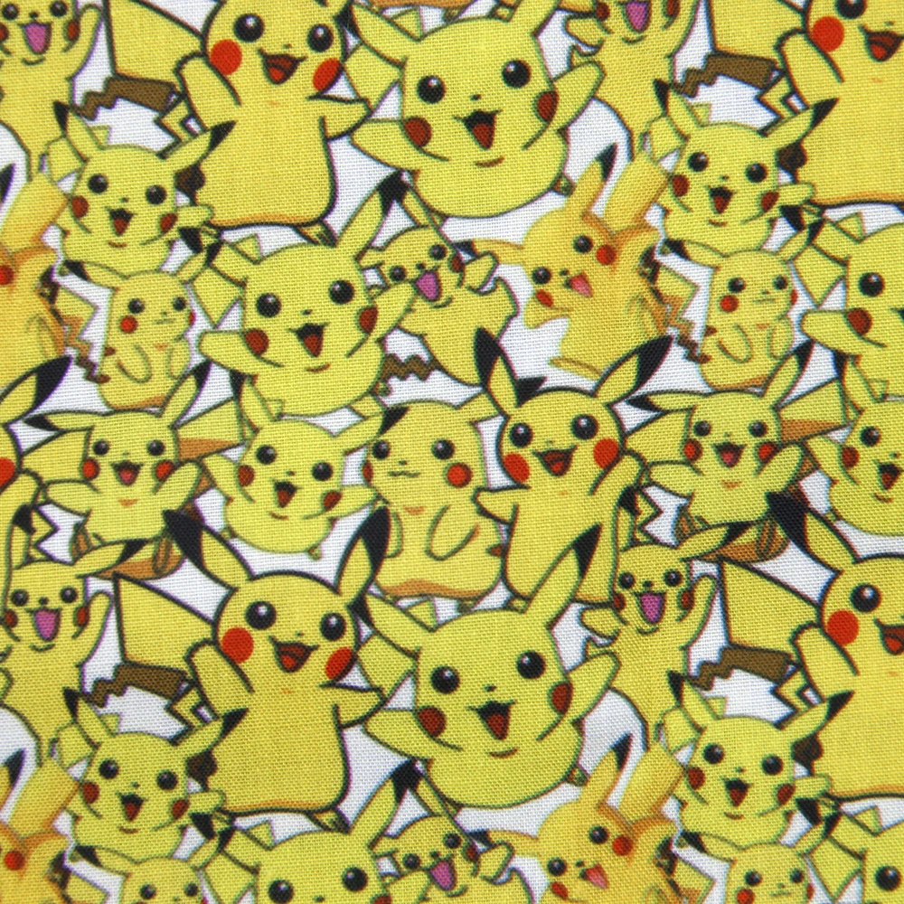 Половинная ткань из полиэстера и хлопка с японским мультяшным принтом для детей