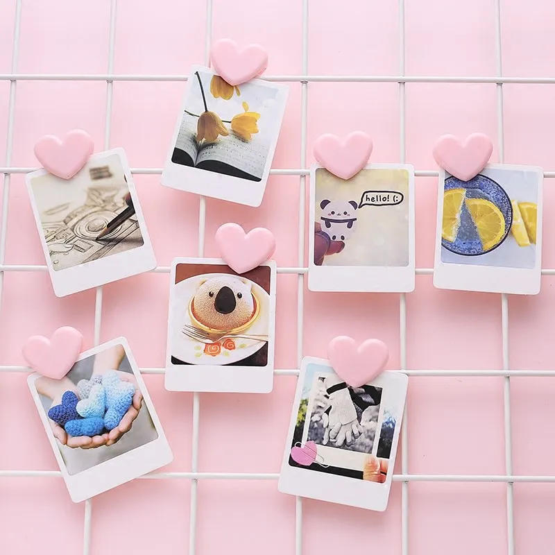 5 шт. мини зажим для любви фото папка прищепка ремесло держатель открытки семья