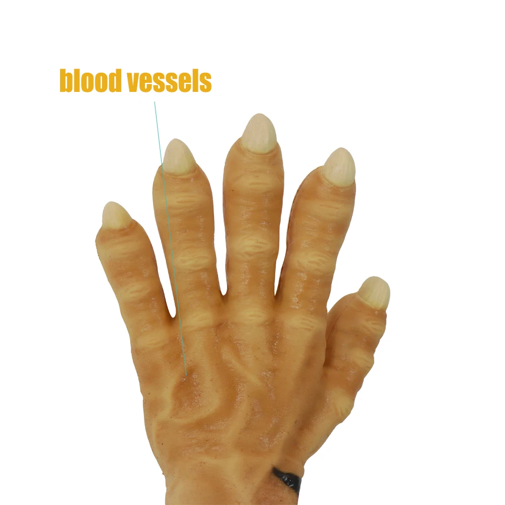 Силиконовые перчатки KnowU с тигром Перманентный узор косплей костюм животного