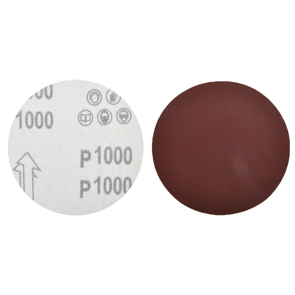 

10* 4inch Sanding Disc Sandpaper Hook Loop 1000 Grit+Backer Pad+Drill Adapter